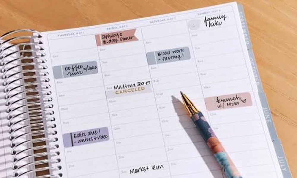 Why a Paper Weekly Planner Beats a Digital Calendar for Time Blocking
